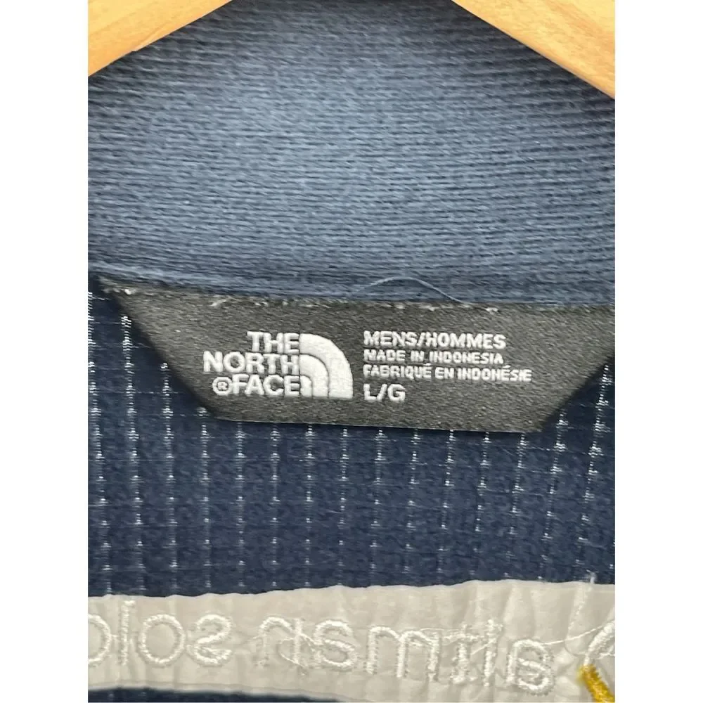The North Face Jacket Men Size‎ Large Navy Blue Lightweight Logo
